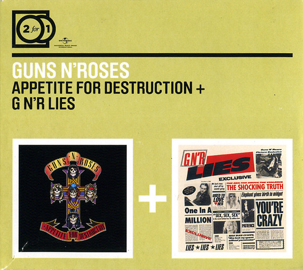 Guns N` Roses -Appetite for destruction + Lies (2CD)