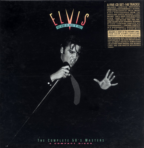 Elvis Presley - The King of Rock `n` Roll (5CD Box set,140 remastered tracks with bonus material) (Copy)